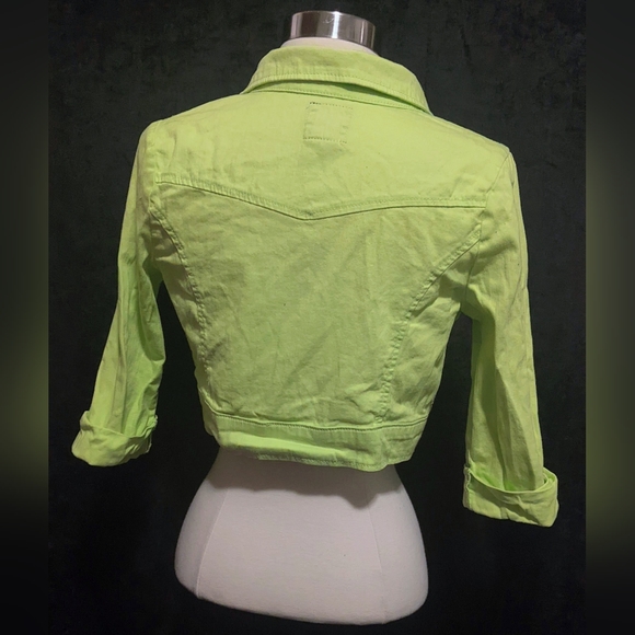Takara Lime Green Mini Jacket- L - Picture 4 of 5
